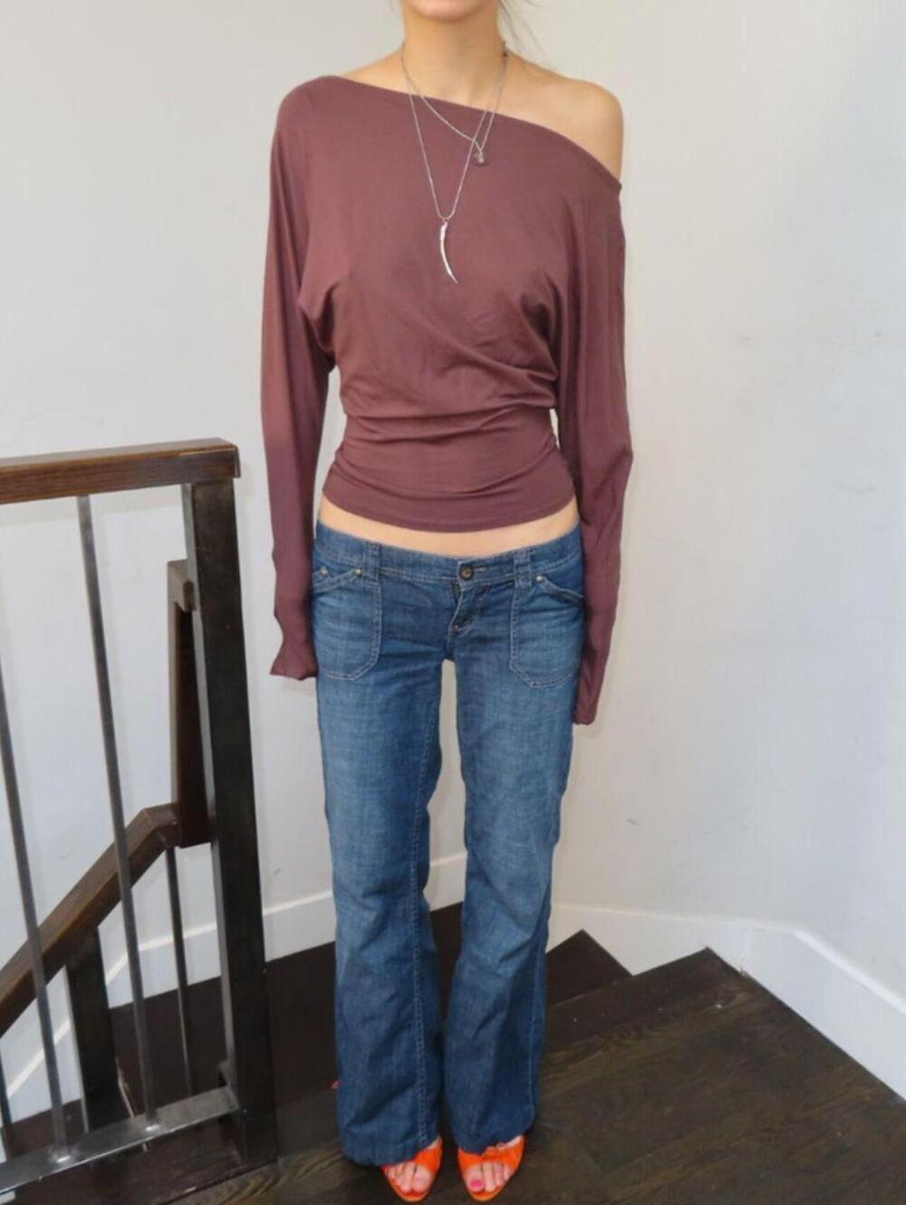 Wet Seal Women's Brown Shirt